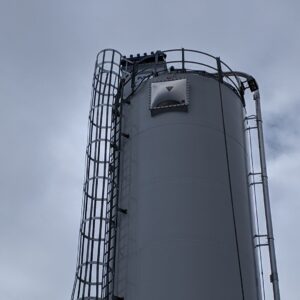 Exterior Silo With Explosion Protection Panel